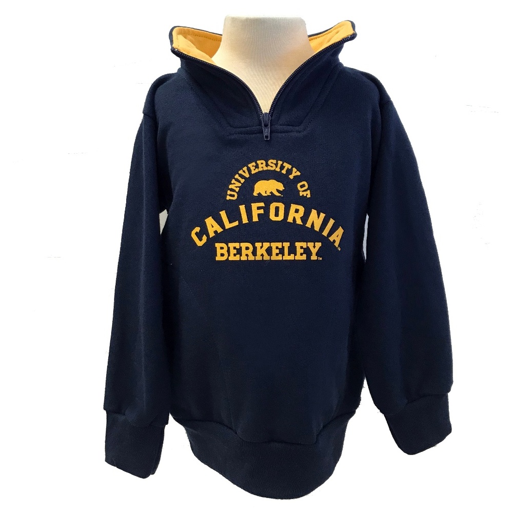 UC Berkeley Cal Bears Zip Neck Sweater